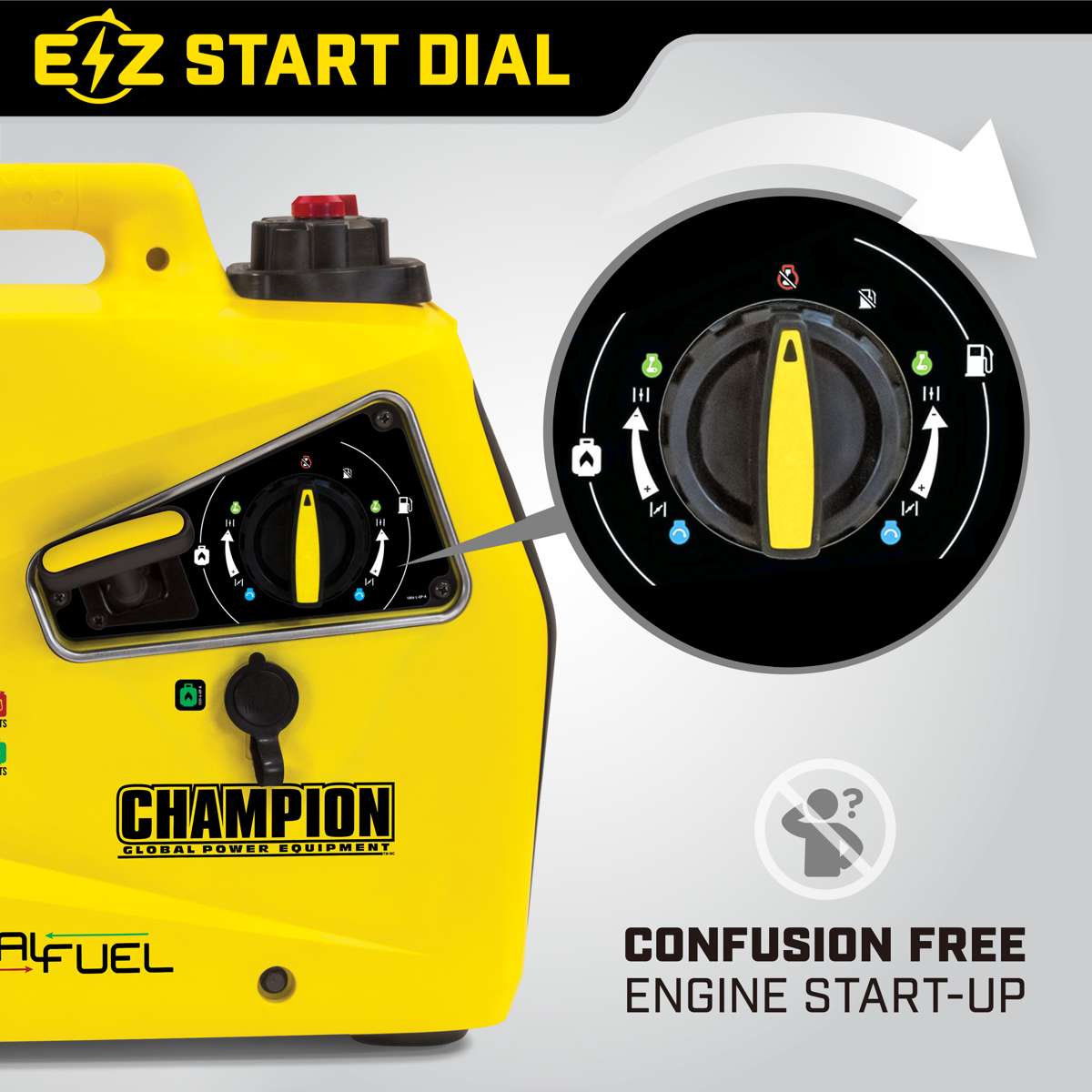 Dwupaliwowy generator Champion 2000 W LPG