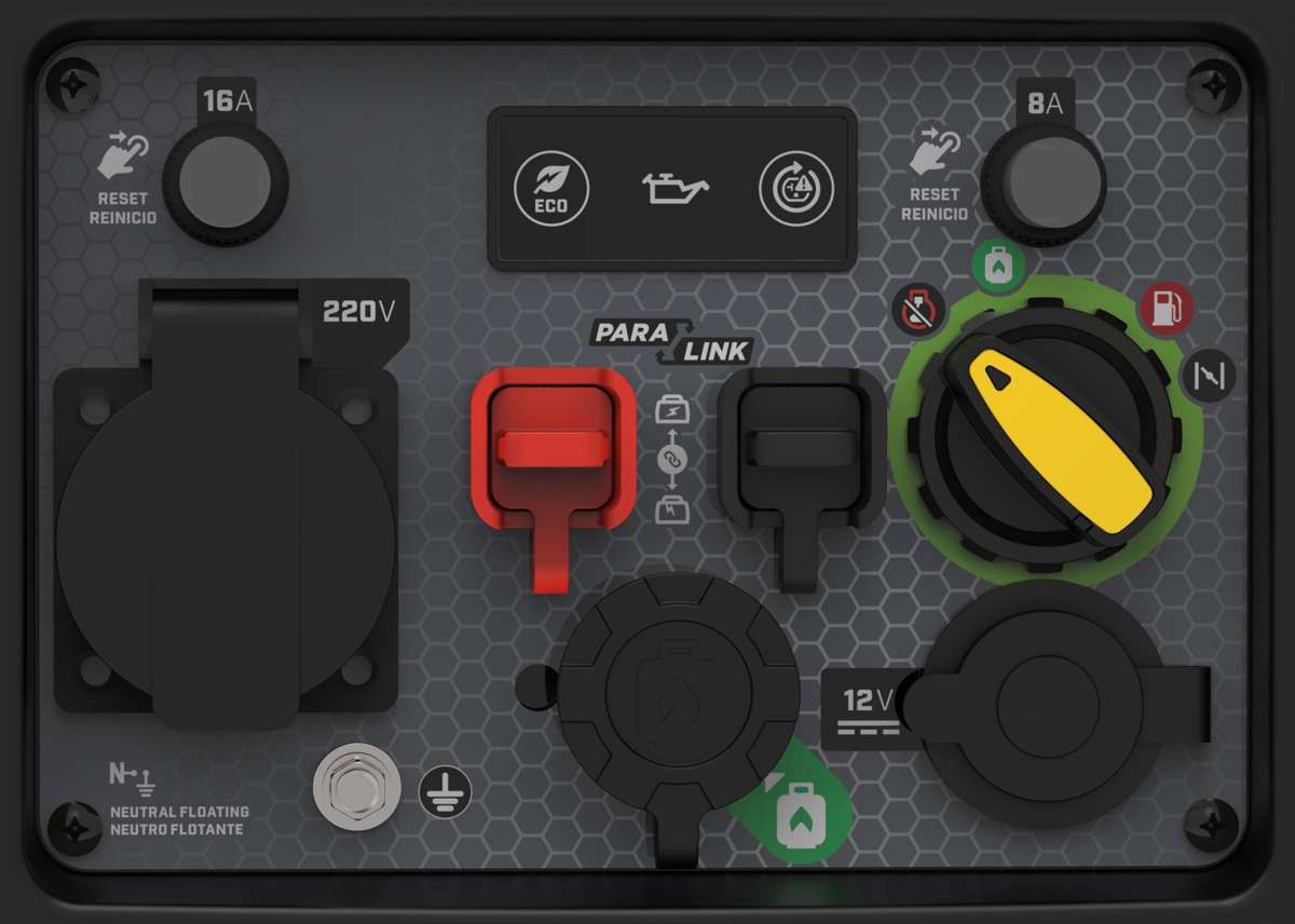 Generator inwerterowy Champion 2200 W „The Mighty Atom – Dual Fuel”