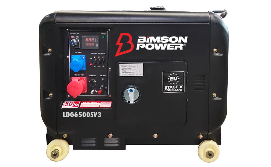 Generator wysokoprężny Bimson Power 6,25 kVa, 3 fazy