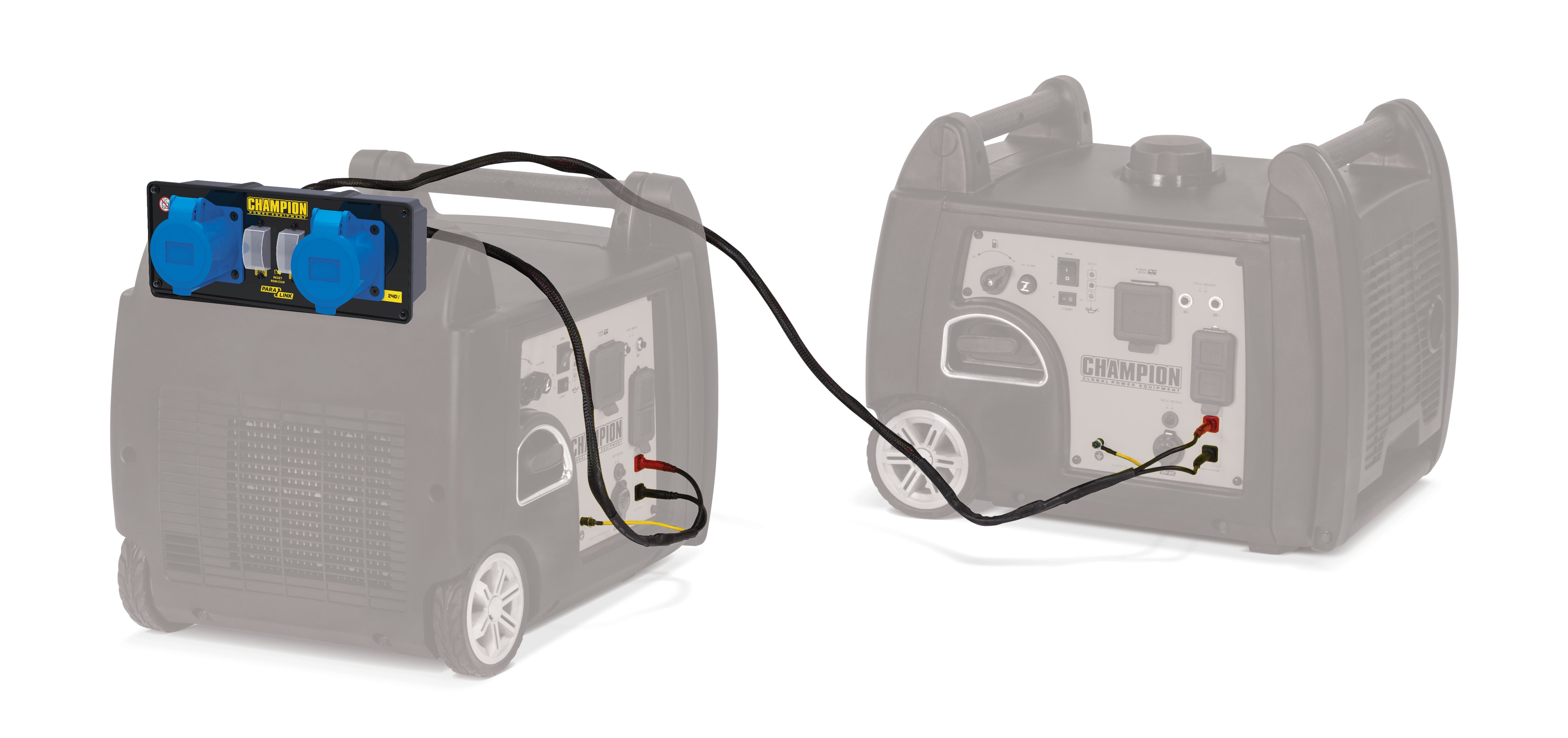 Champion Parallel Kit connected to 1000-3500 Watt Models