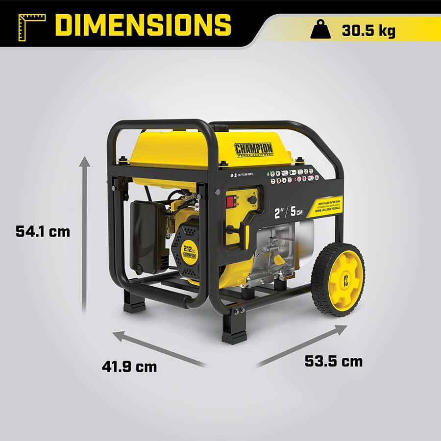 Pompa do wody czystej/brudnej Champion 5 cm