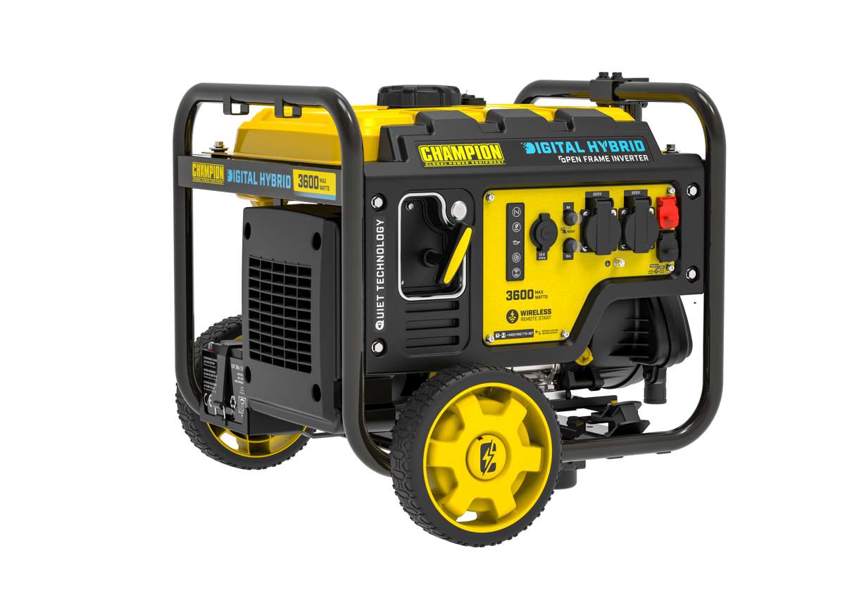 Cyfrowy hybrydowy generator Champion 3600 W