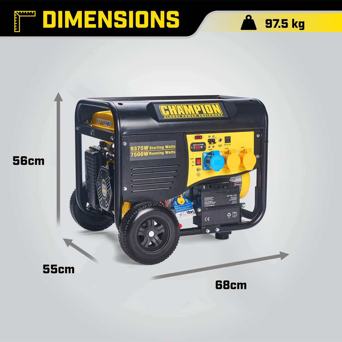 Generator benzynowy Champion 8000 W