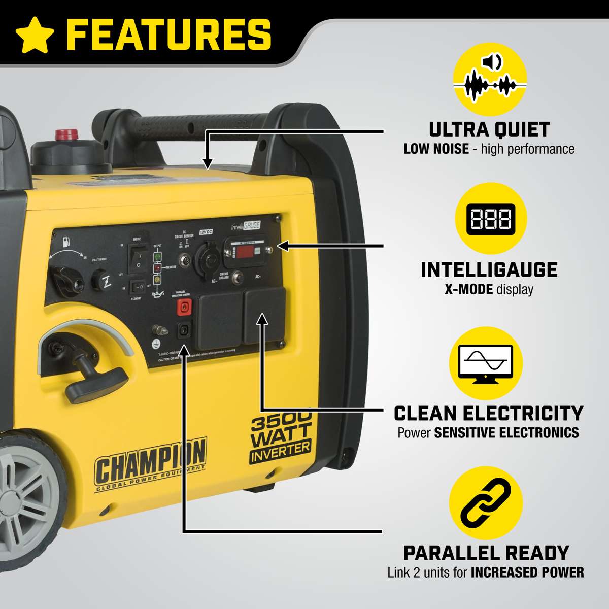 Generator benzynowy Champion 3500 W z inwerterem