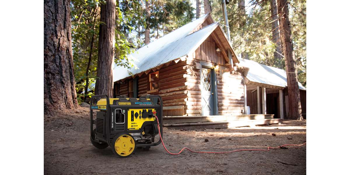 Cyfrowy hybrydowy generator Champion 3600 W
