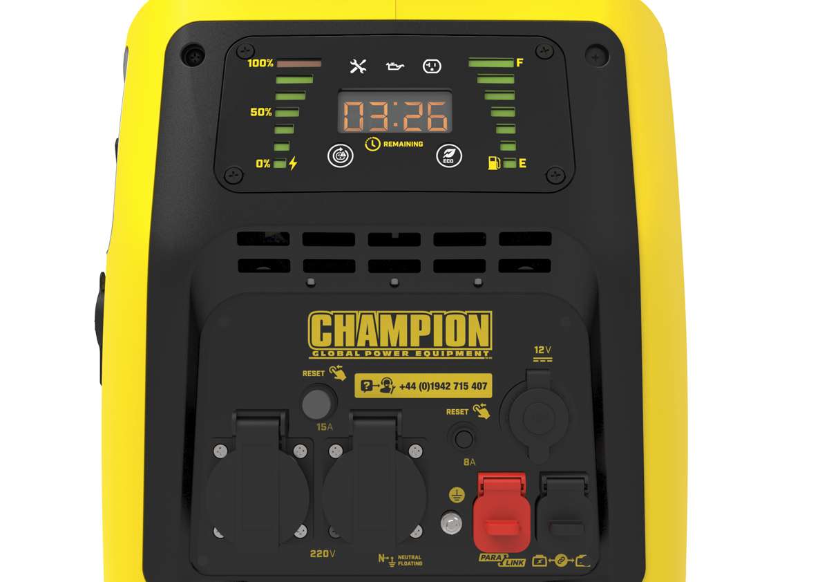 Dwupaliwowy generator Champion 2000 W LPG