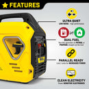 Generator inwerterowy Champion 2200 W „The Mighty Atom – Dual Fuel”