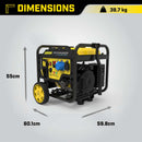 Cyfrowy generator hybrydowy Champion 3600 W zasilany podwójnym paliwem