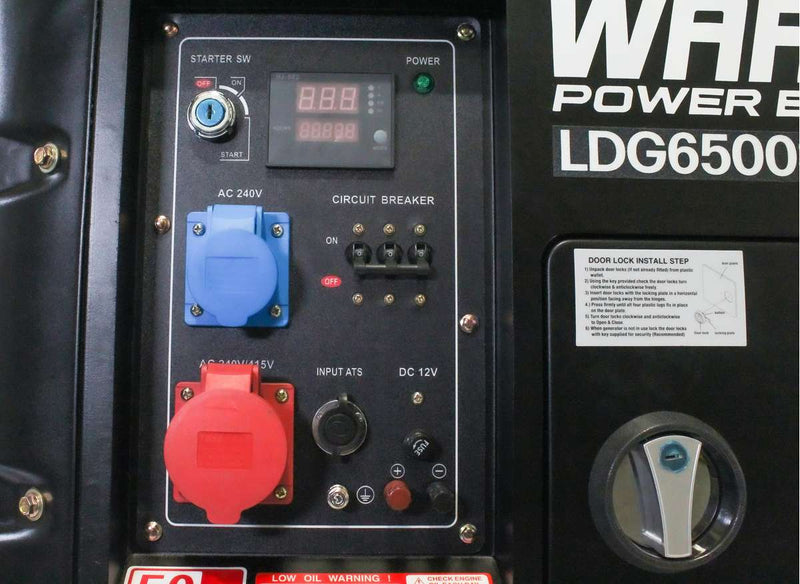 Generator wysokoprężny Warrior 6,25 kVa, 3 fazy